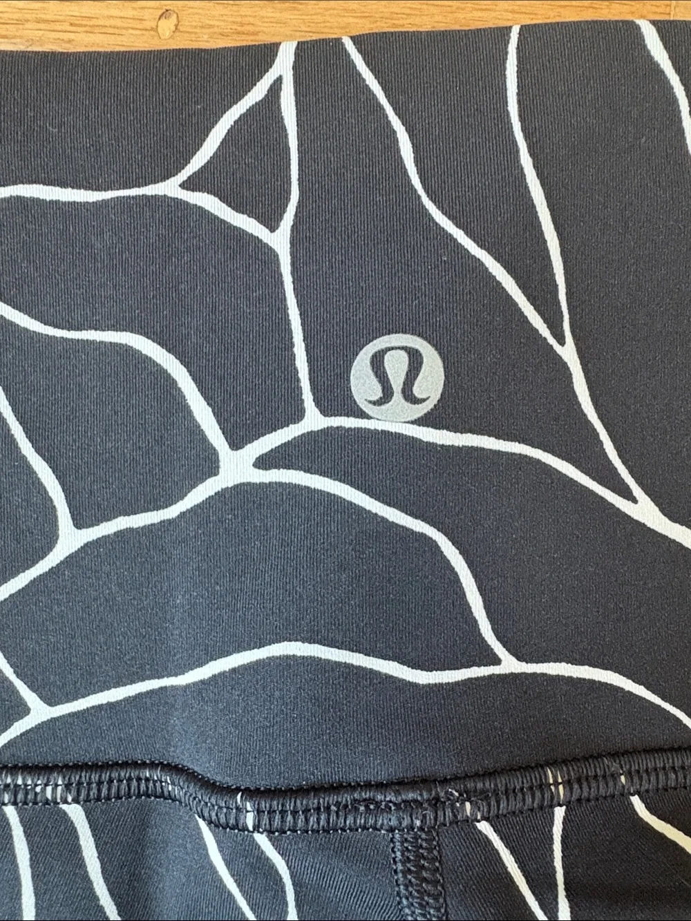 Lululemon Black and White Print Leggings